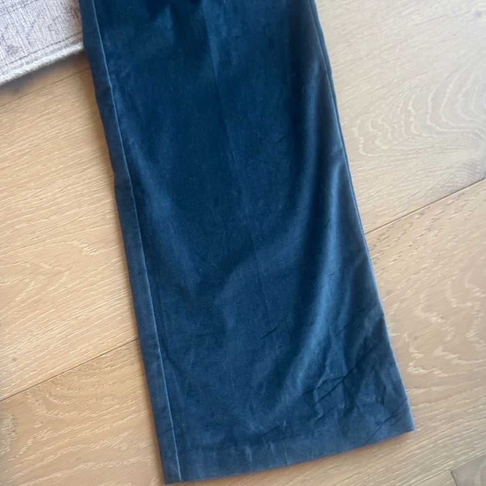 cinq a sept Navy Blue Flared Trousers - Picture 8 of 10